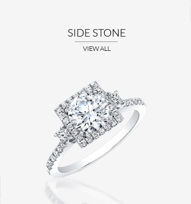 side stone engagement ring